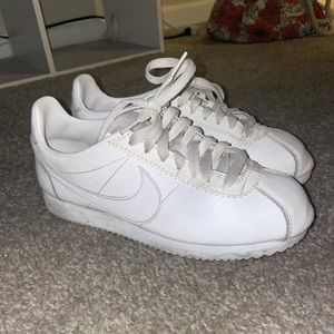 Nike Cortez all white 🤍